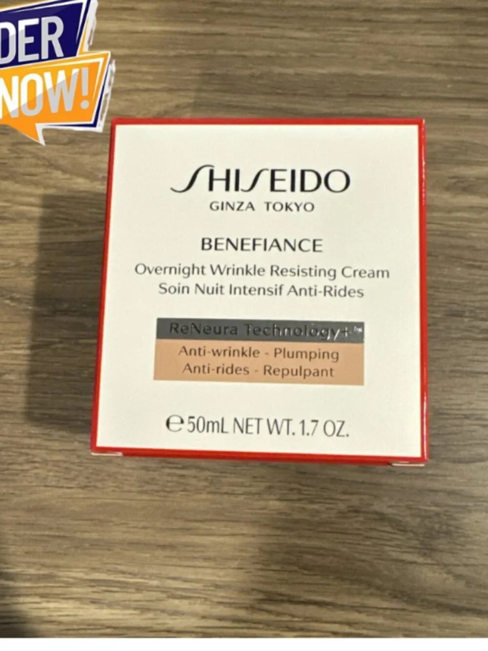 Shiseido Benefiance Overnight Wrinkle Resisting Cream (50ml / 1.7 OZ) - Picture 2 of 2